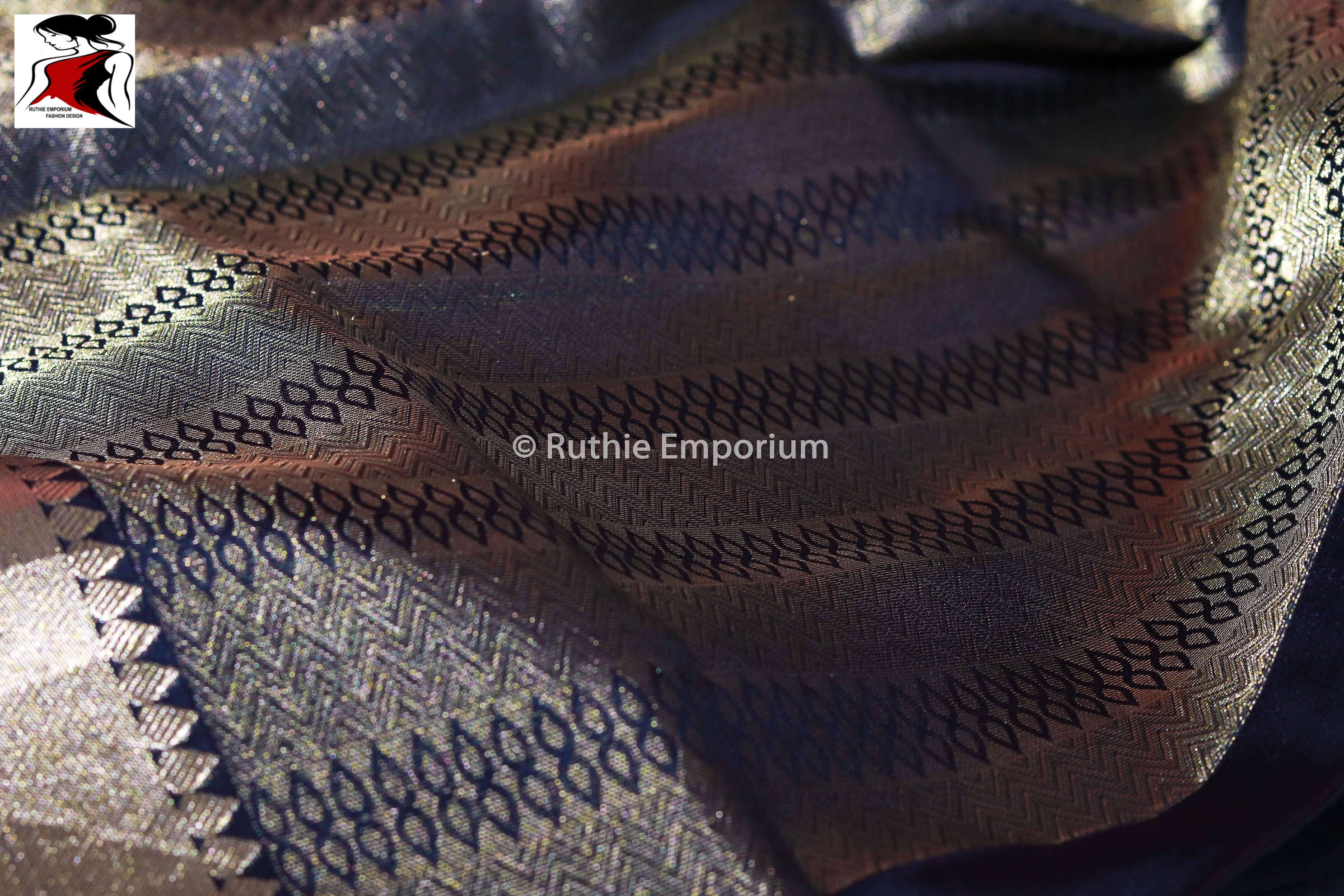 Black Pure Kanchipuram Silk Sarees Canada, USA