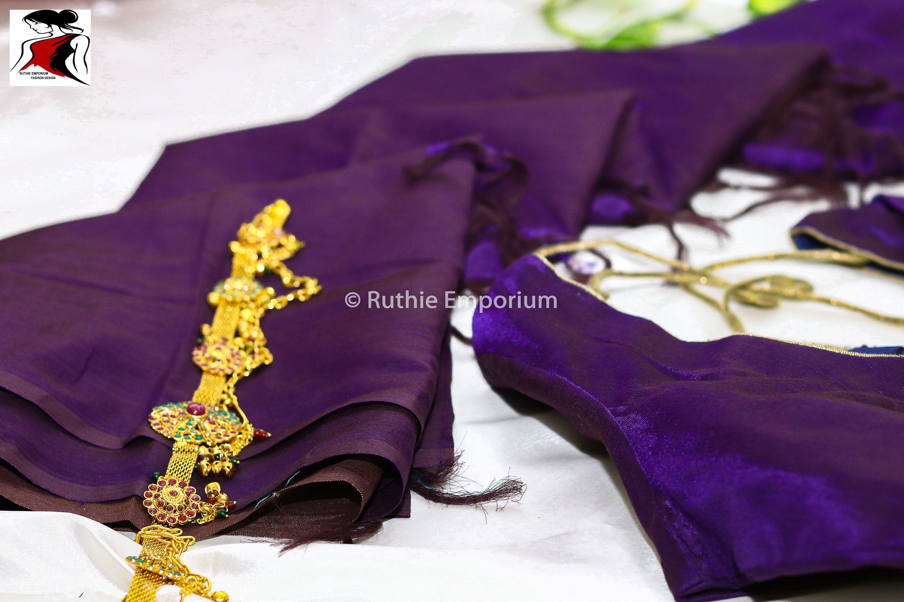 Purple Kanchipuram Saree Canada, USA