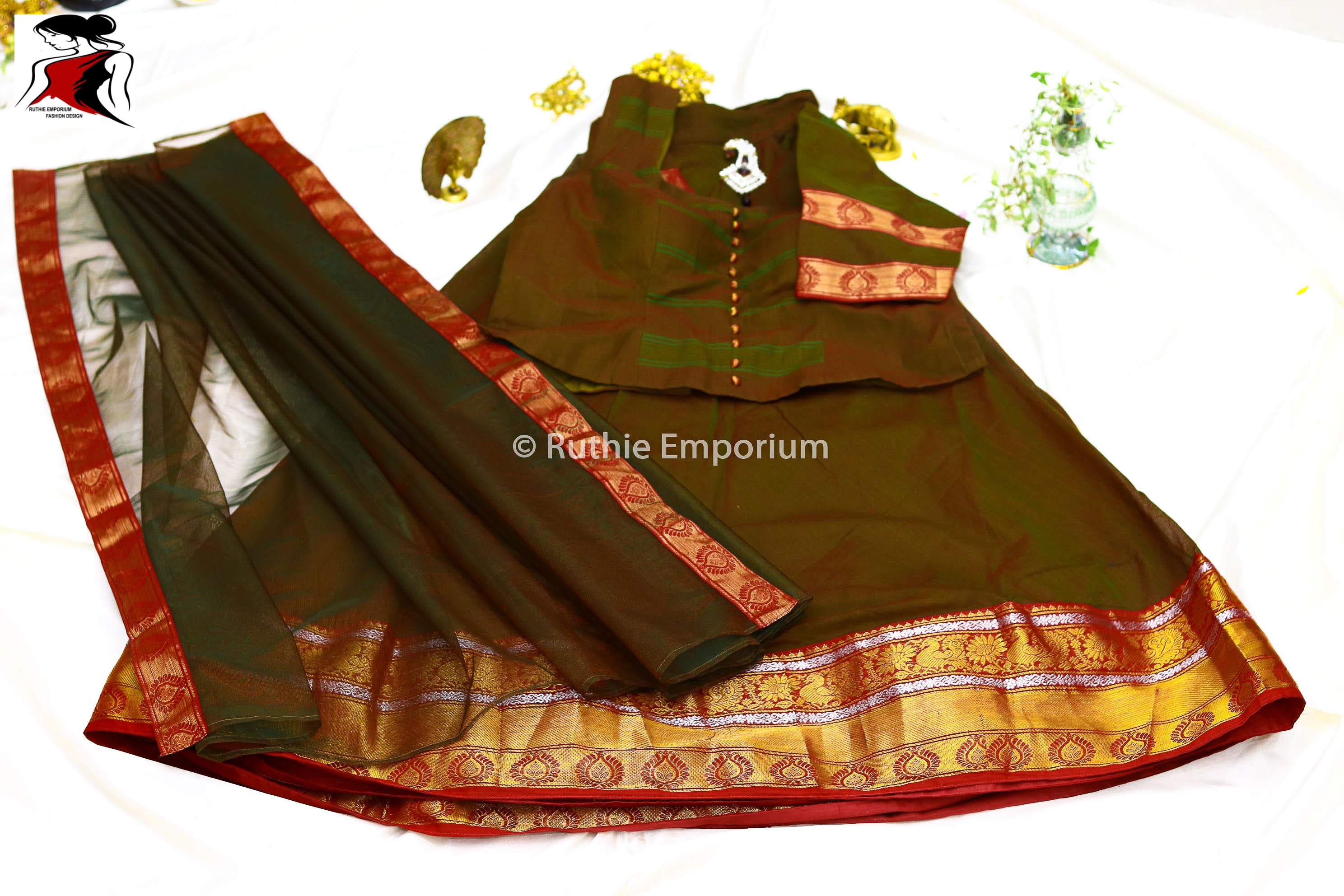 Kanchipuram Half Saree Canada, USA