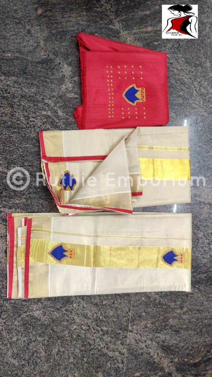 Kerala Kasavu Set Mundu Online Shopping Canada USA