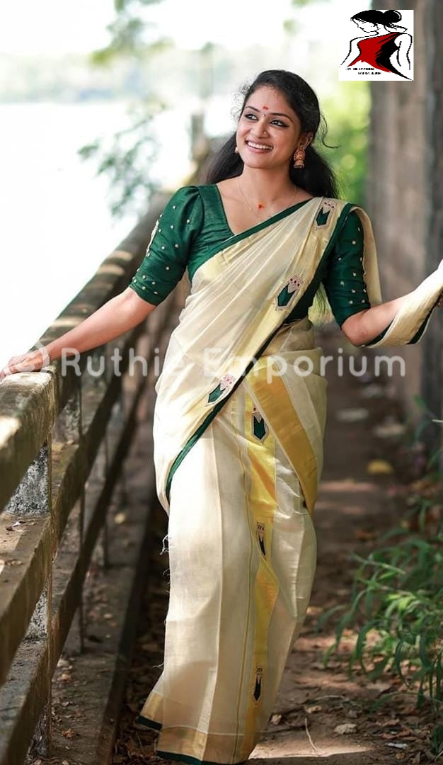 Kerala Kasavu Set Mundu Online Shopping Canada, USA