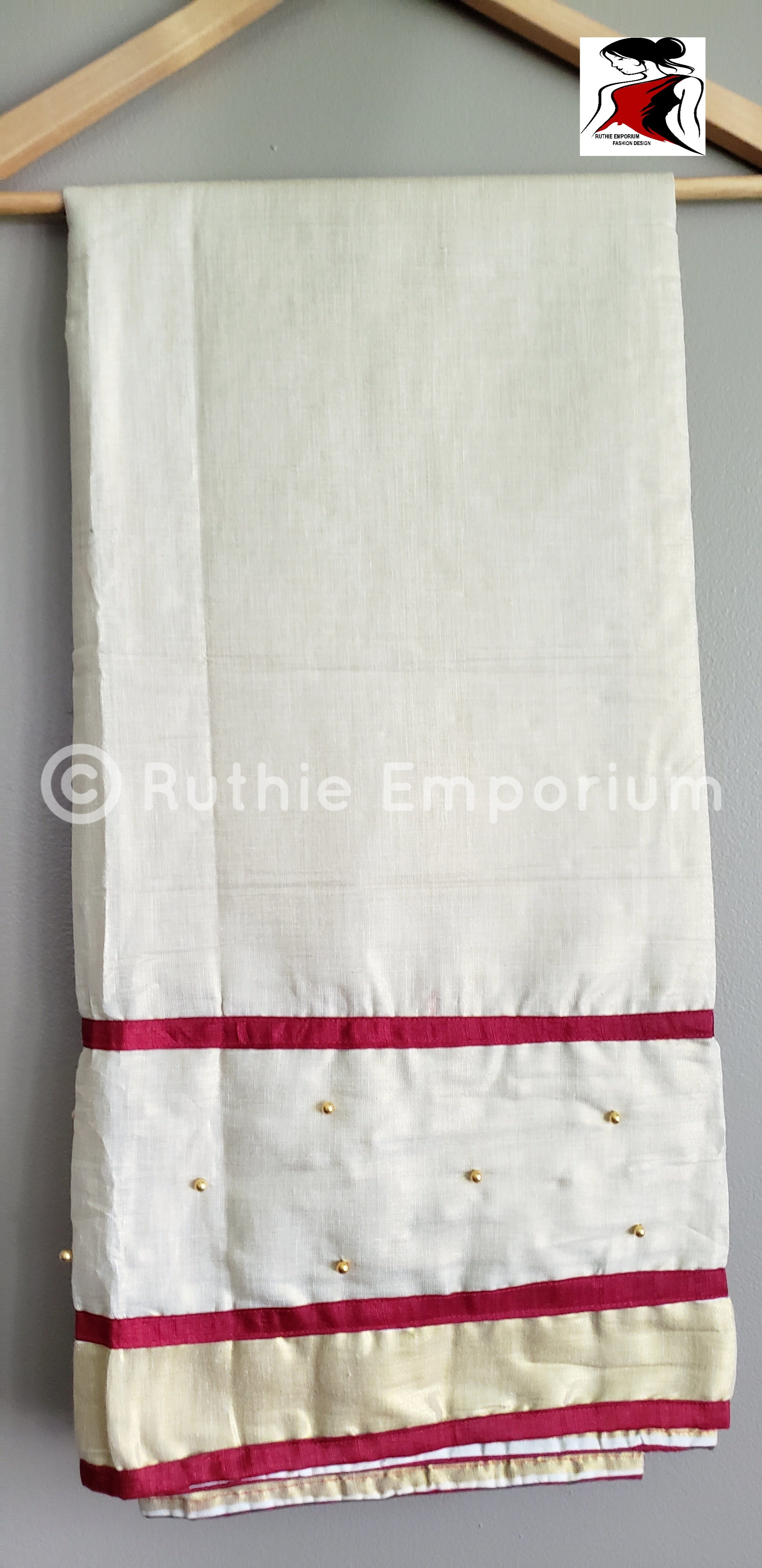 Kerala Kasavu Half Saree Online Shopping Canada, USA