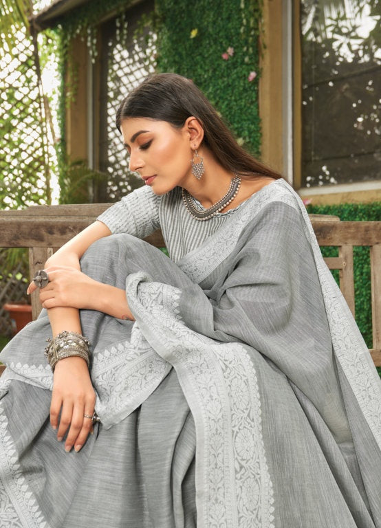 Linen Sarees