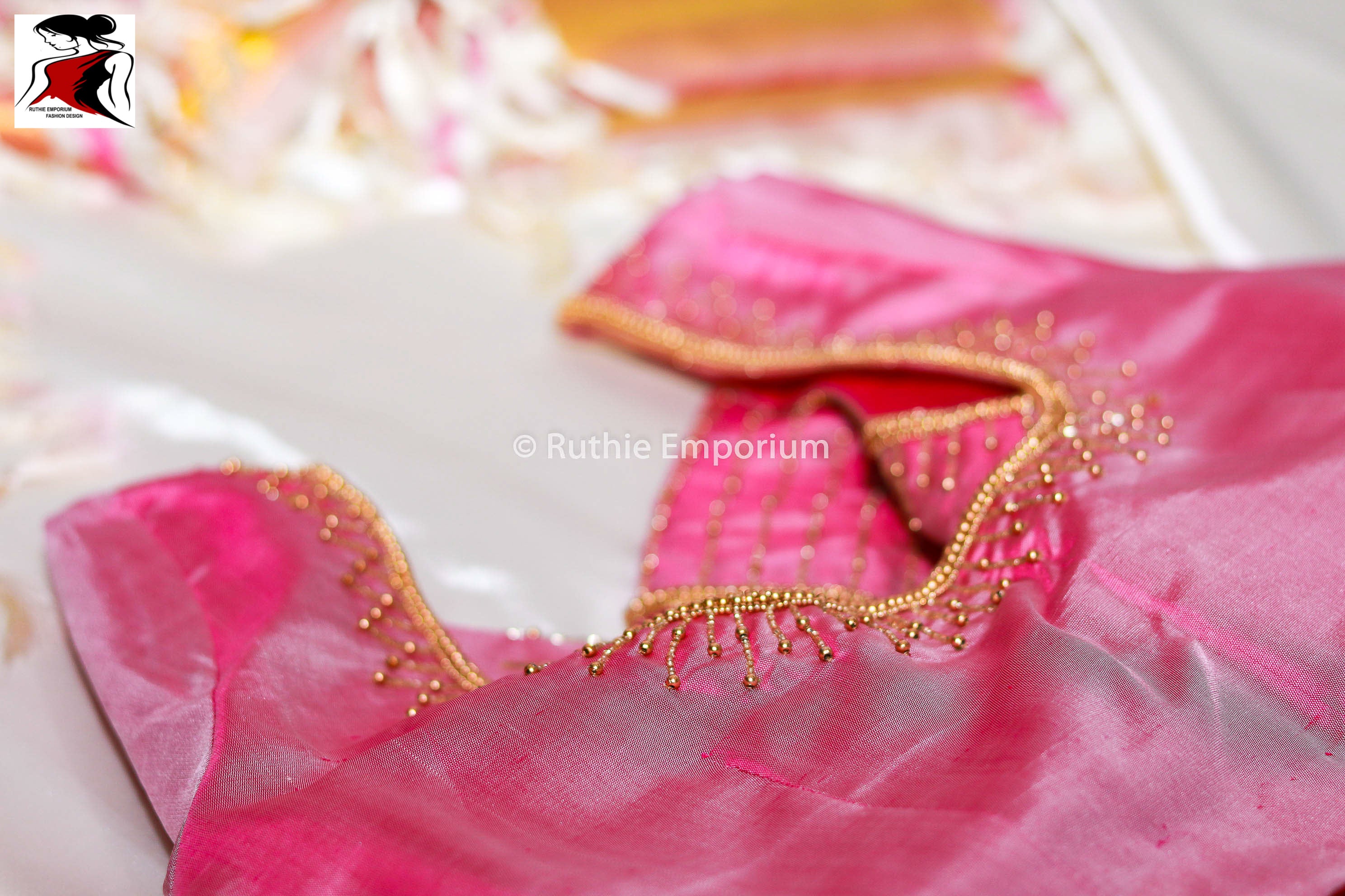 Pink Pure Kanchipuram Silk Saree Canada, USA