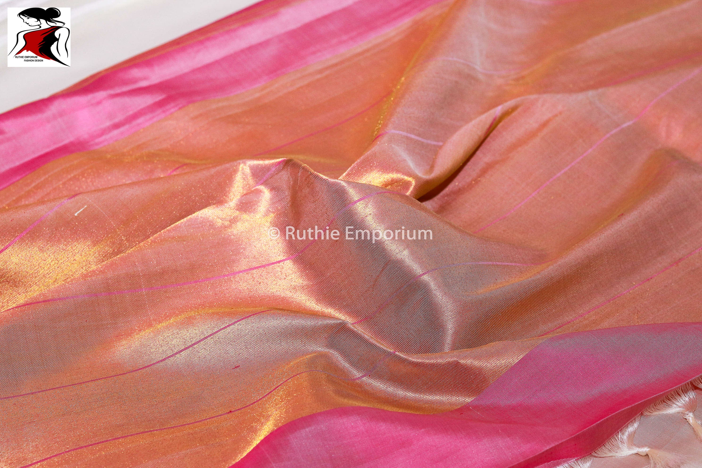 Pink Pure Kanchipuram Silk Saree Canada, USA