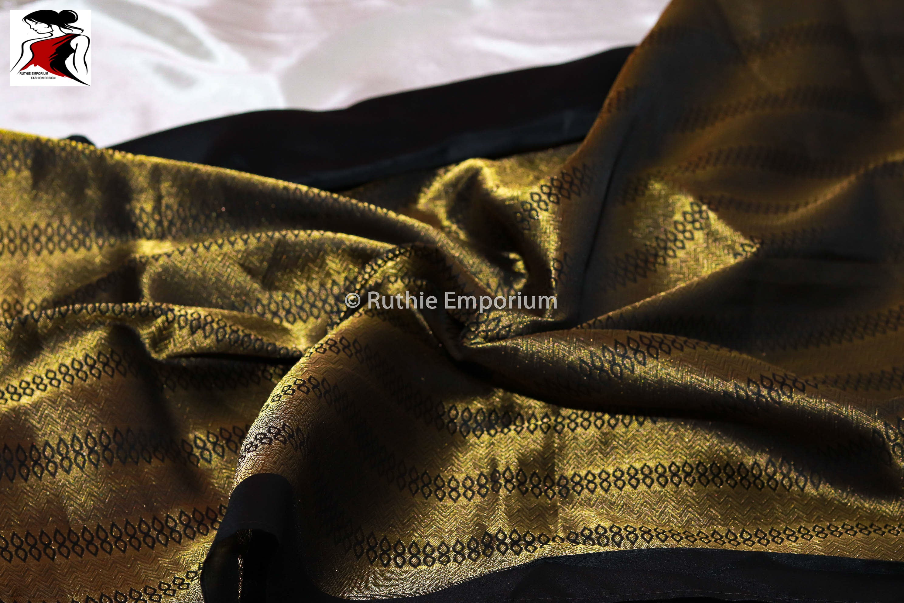 Black Pure Kanchipuram Silk Sarees Canada, USA