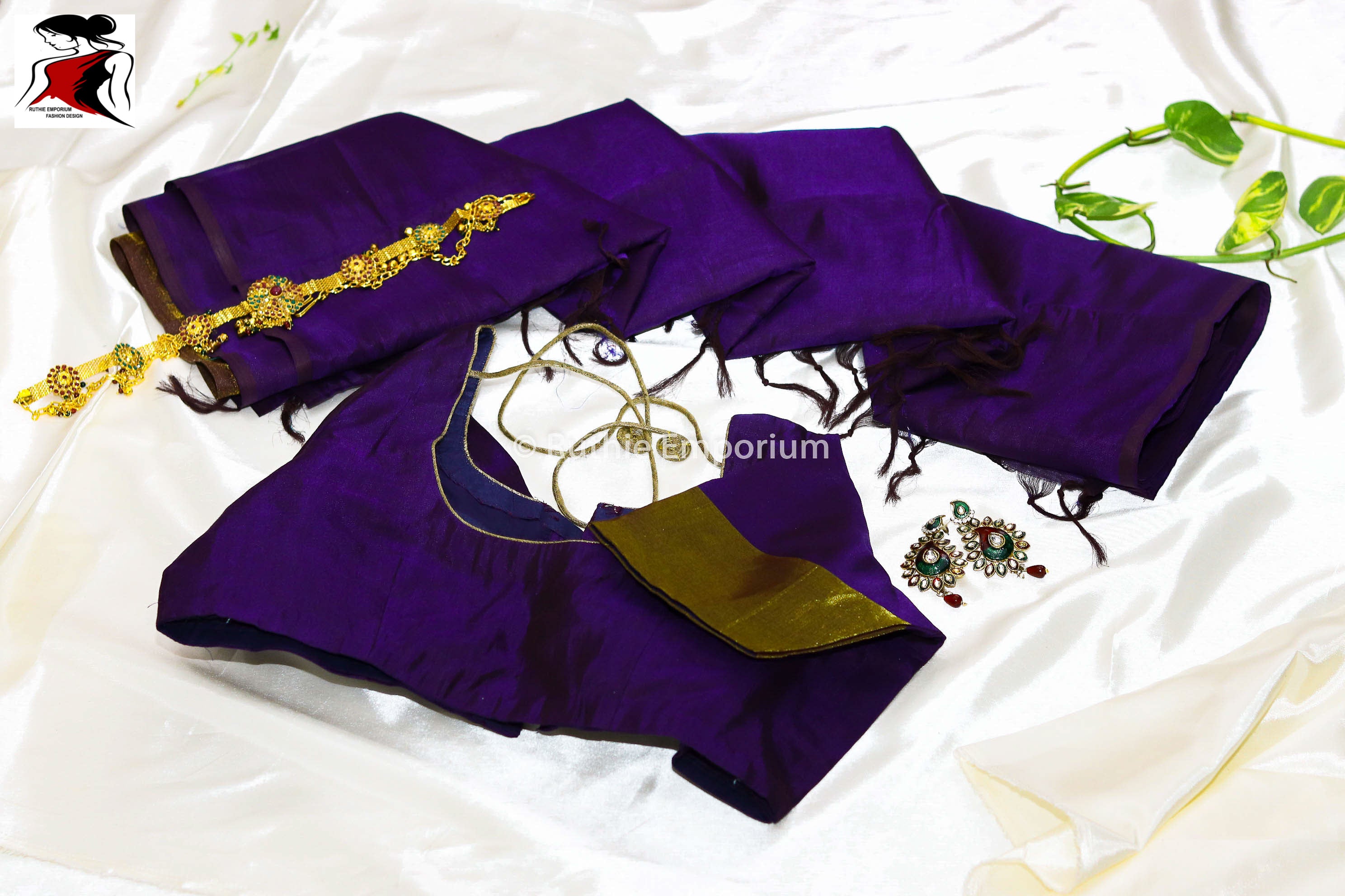 Purple Kanchipuram Saree Canada, USA