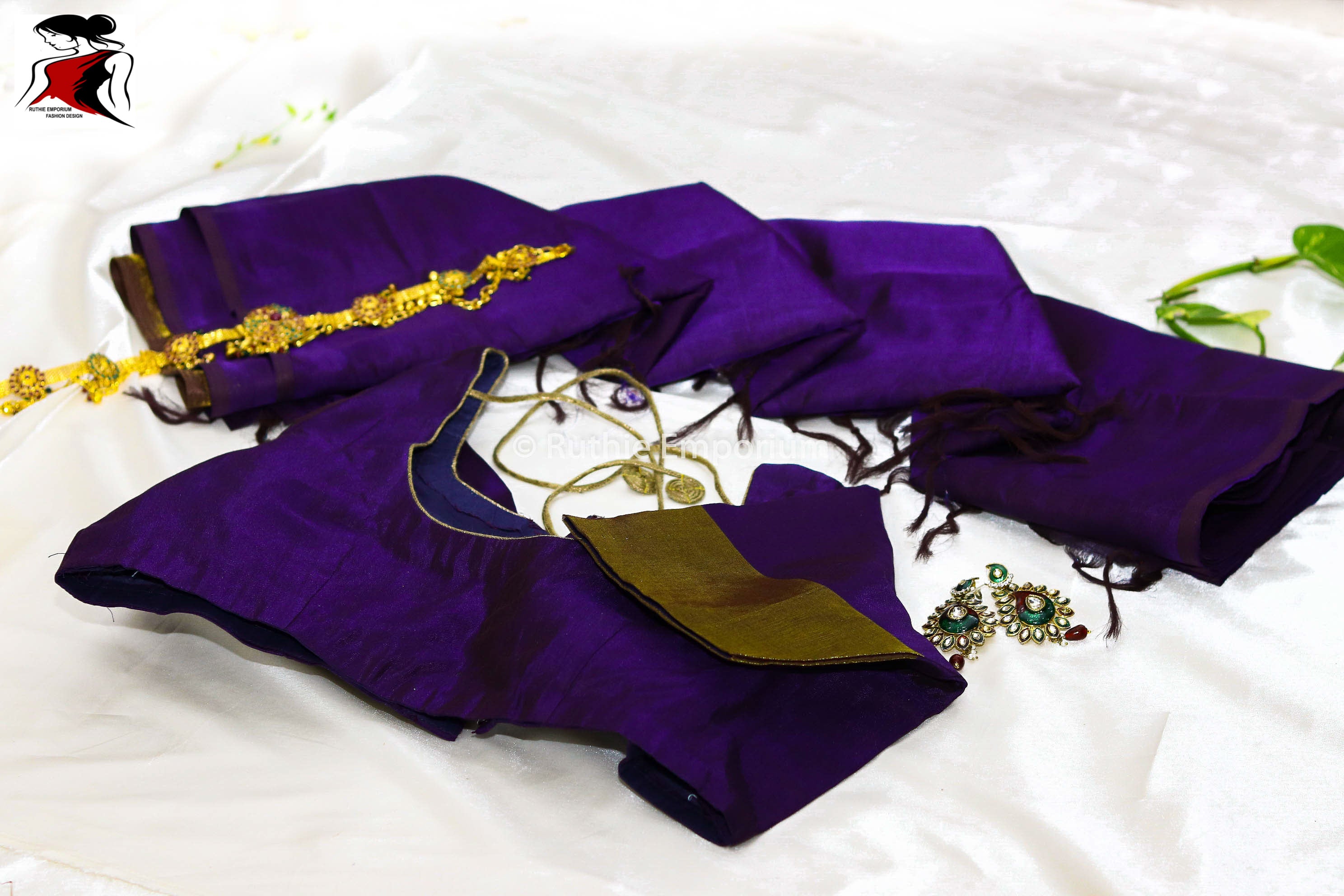 Purple Kanchipuram Saree Canada, USA