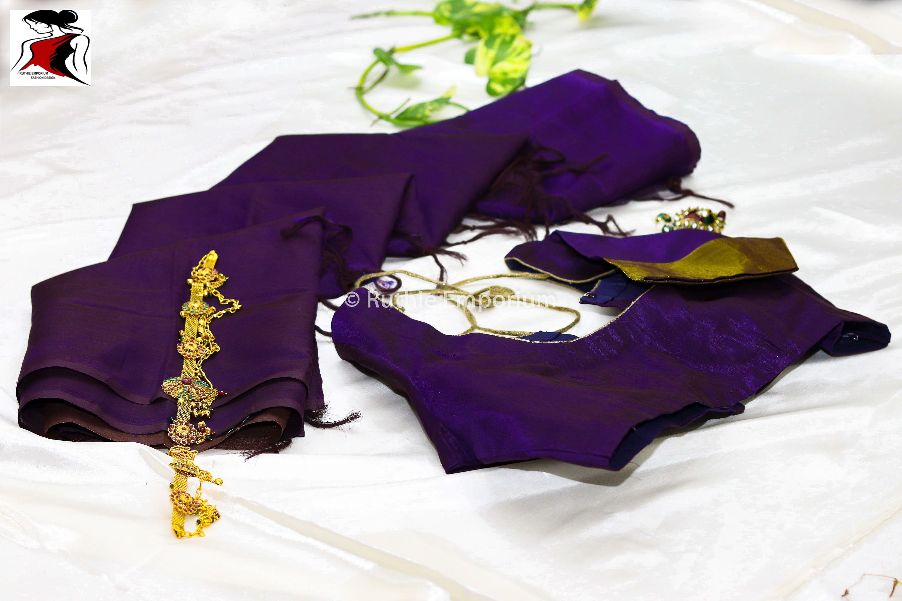 Purple Kanchipuram Saree Canada, USA