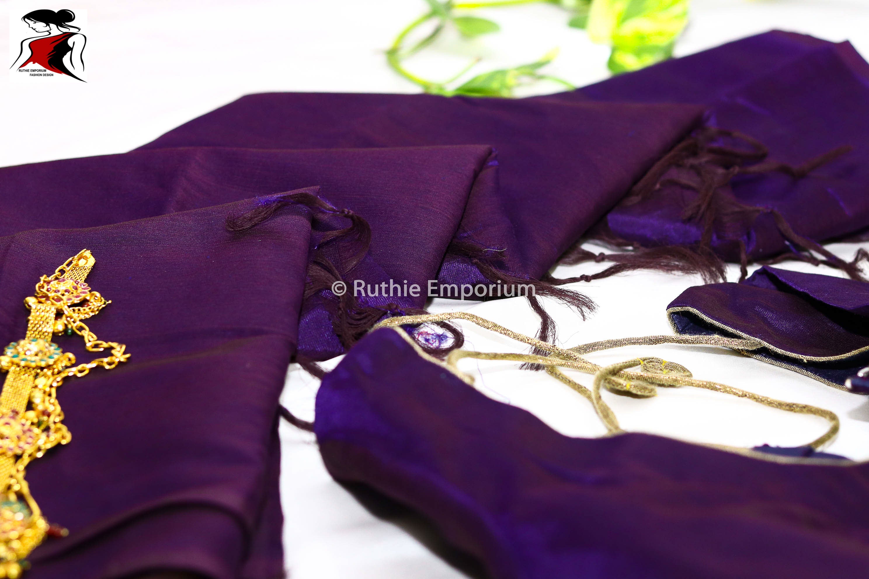 Purple Kanchipuram Saree Canada, USA