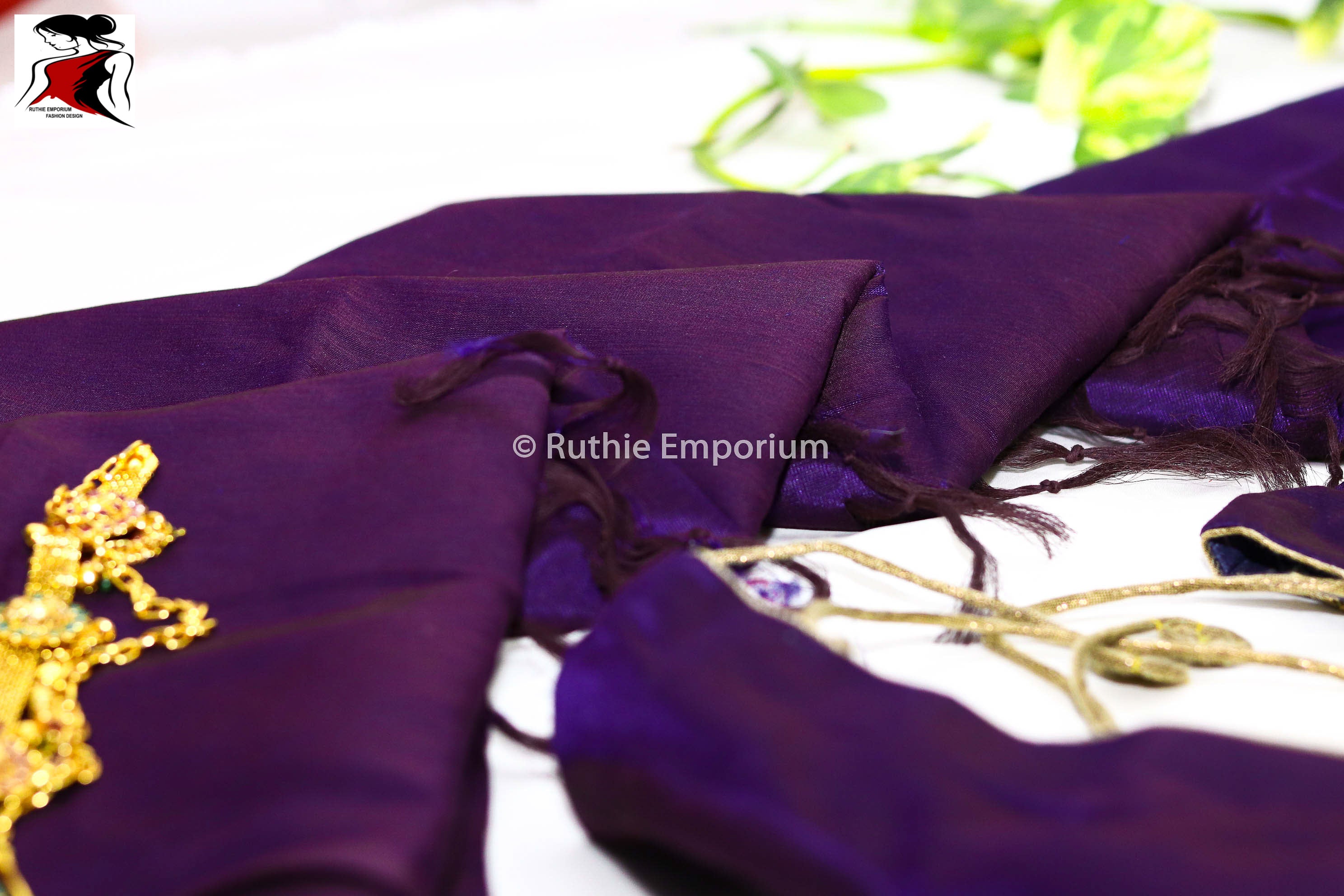 Purple Kanchipuram Saree Canada, USA