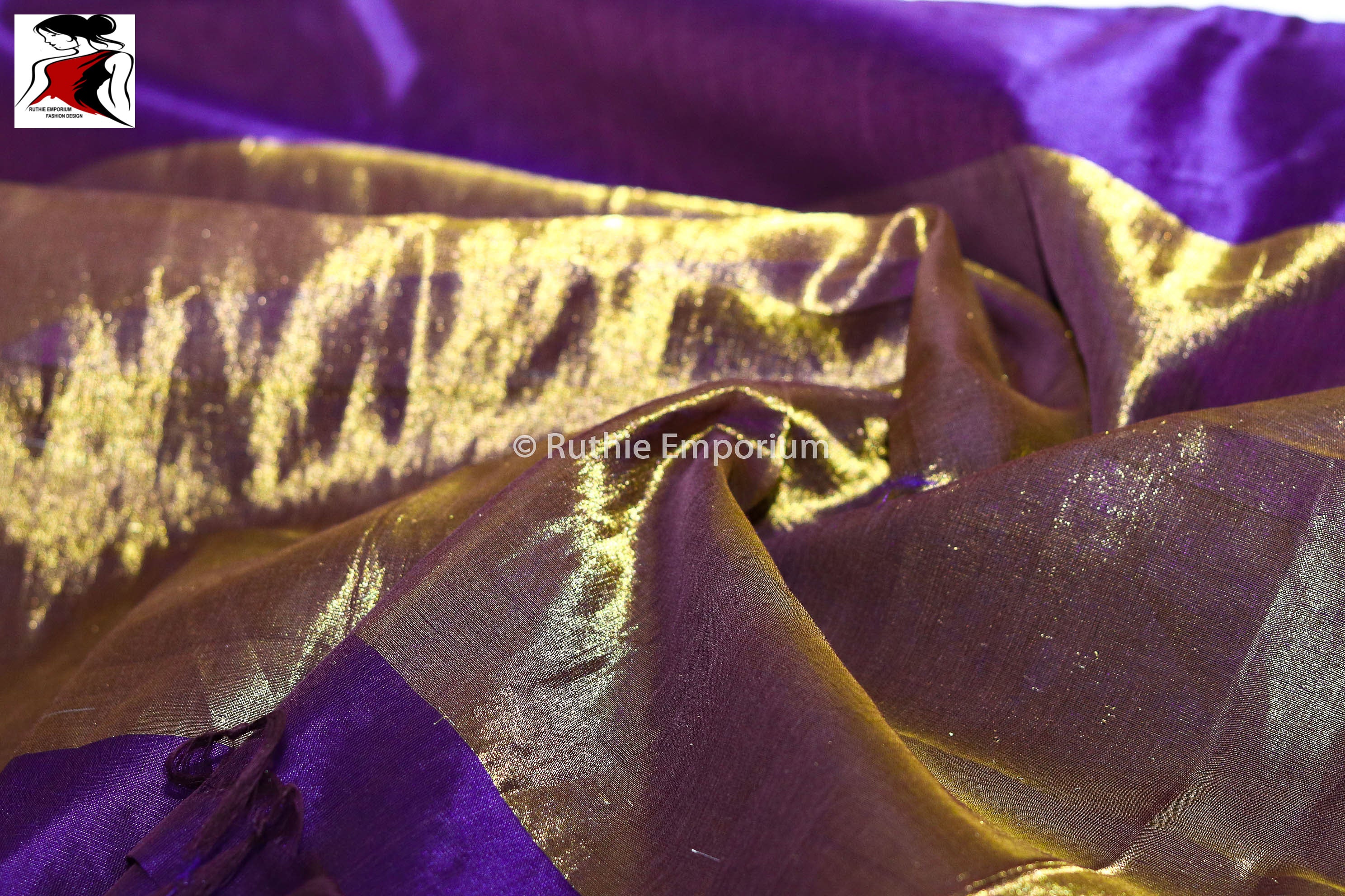 Purple Kanchipuram Saree Canada, USA