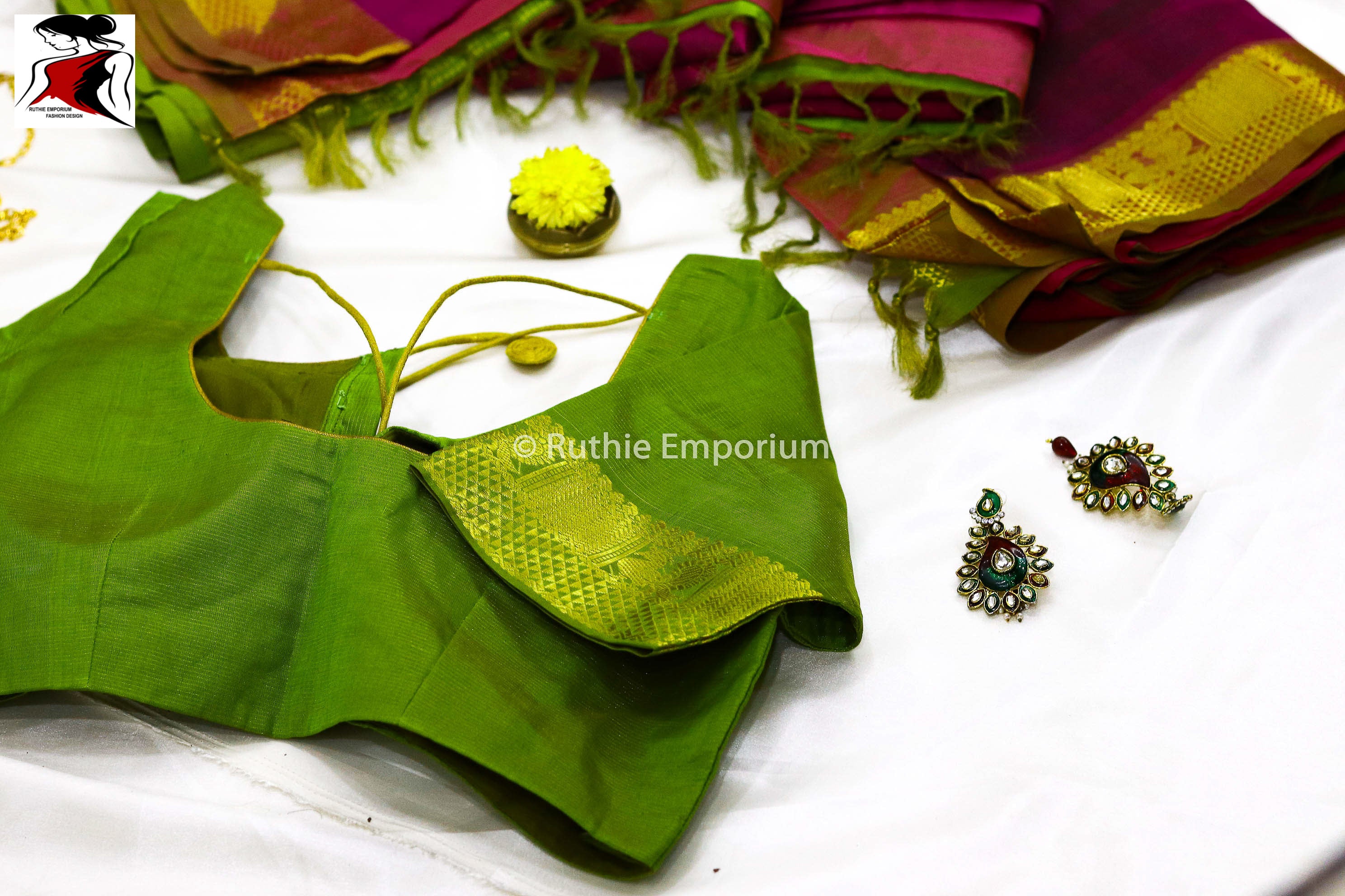 Purple Kanchipuram Vaira Oosi Saree Canada, USA