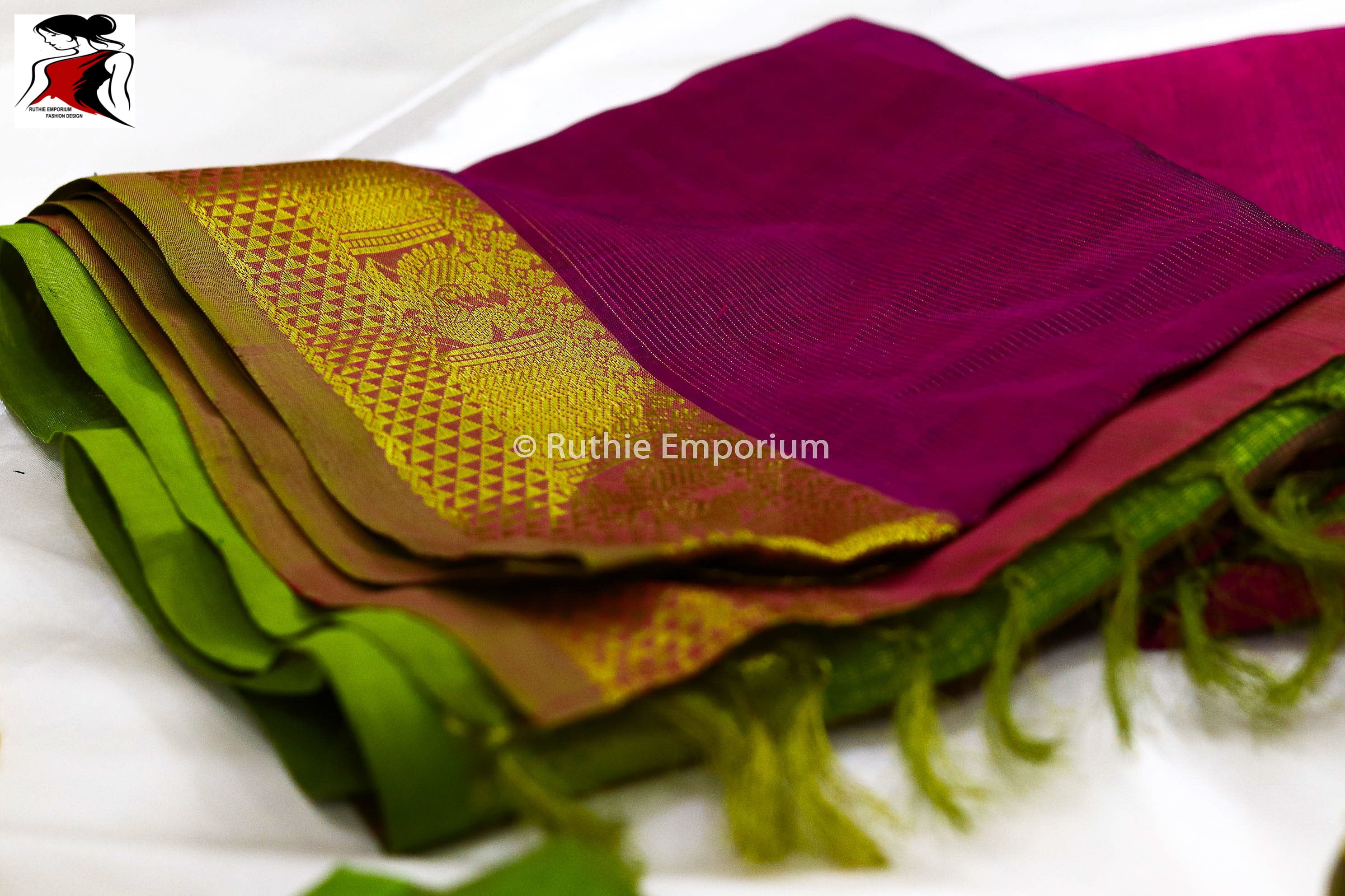 Purple Kanchipuram Vaira Oosi Saree Canada, USA