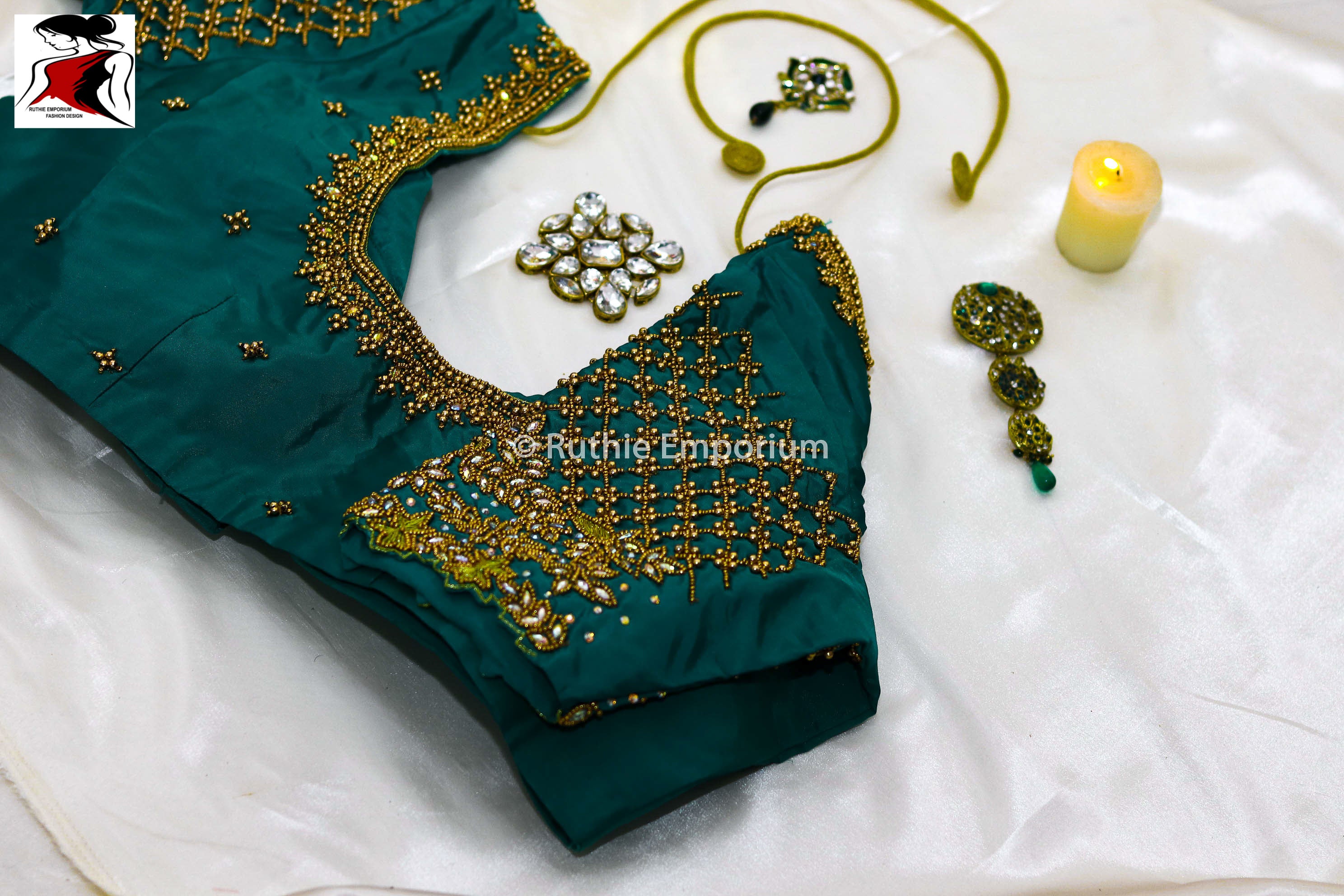 Aari work Saree Blouse