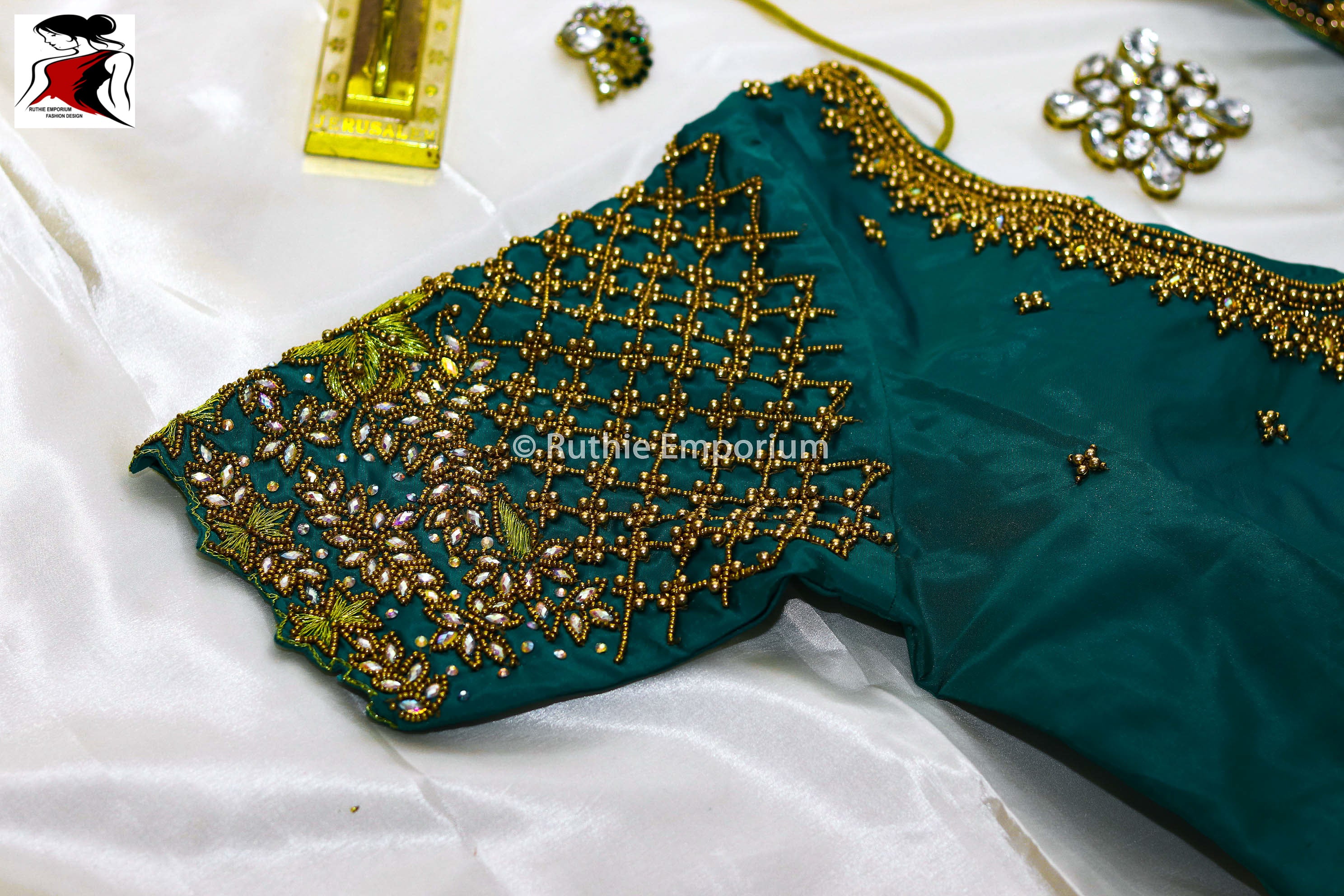 Aari work Saree Blouse