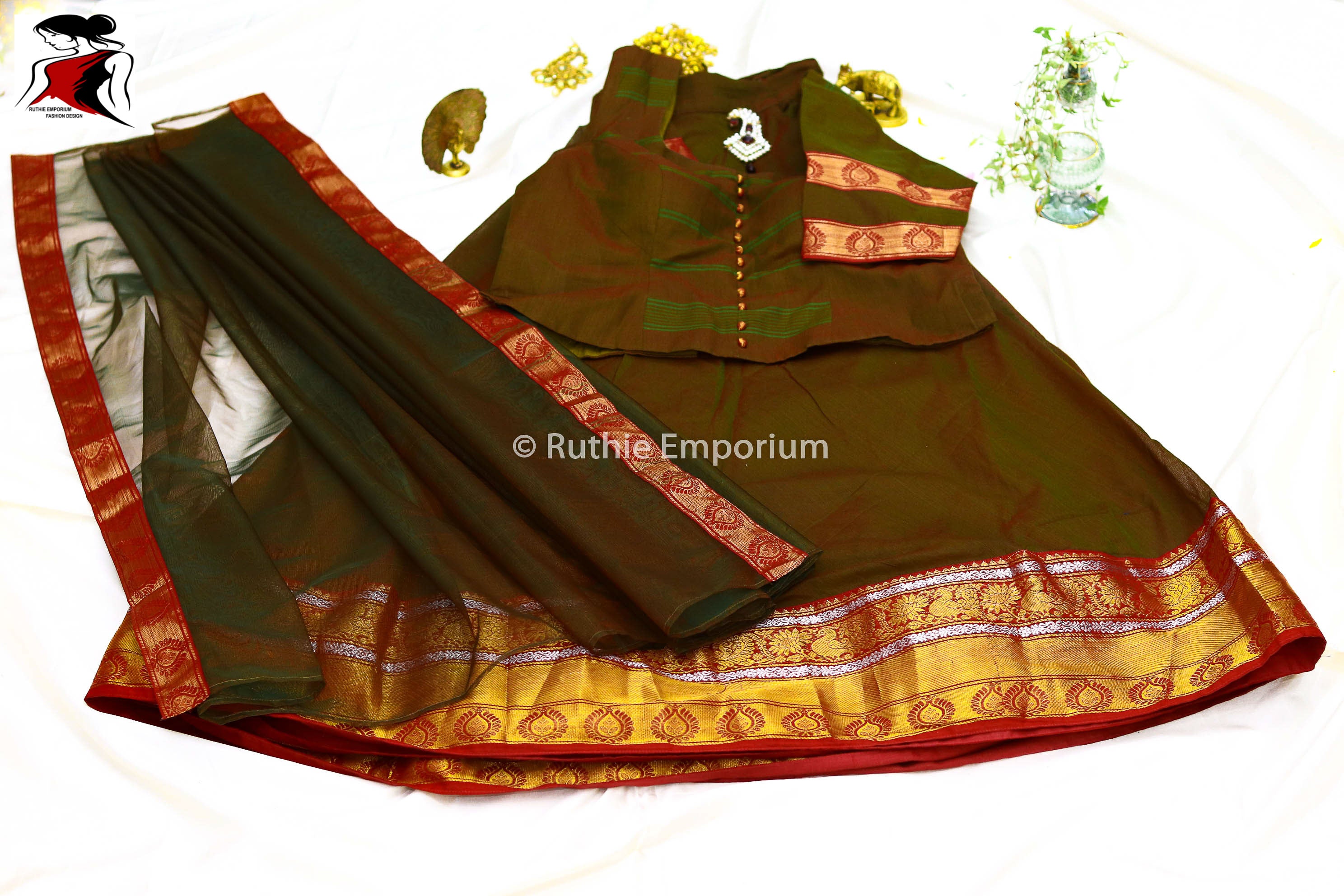 Kanchipuram Half Saree Canada, USA