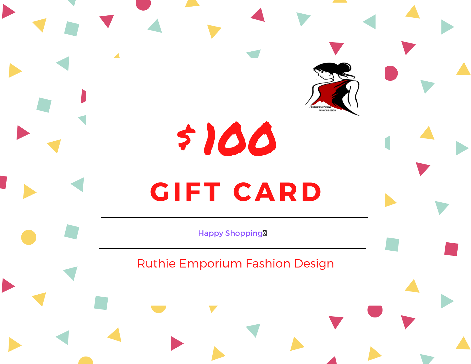 eGift Card🎁💐 | Gift Certificate | Ruthie Emporium eGift Card