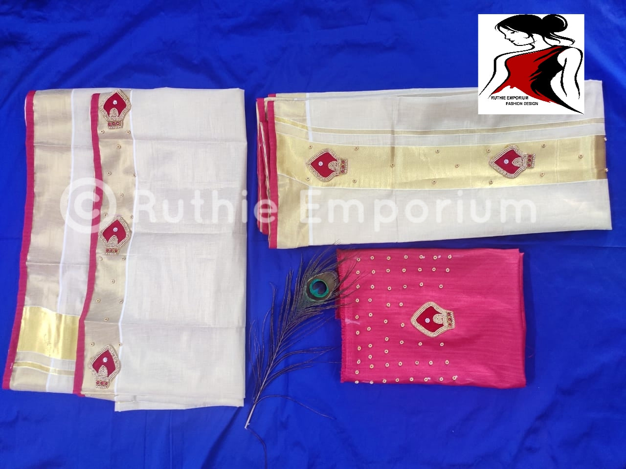 Kerala Kasavu Set Mundu Online Shopping Canada, USA