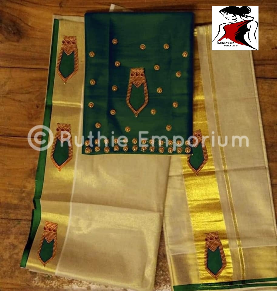 Kerala Kasavu Set Mundu Online Shopping Canada, USA