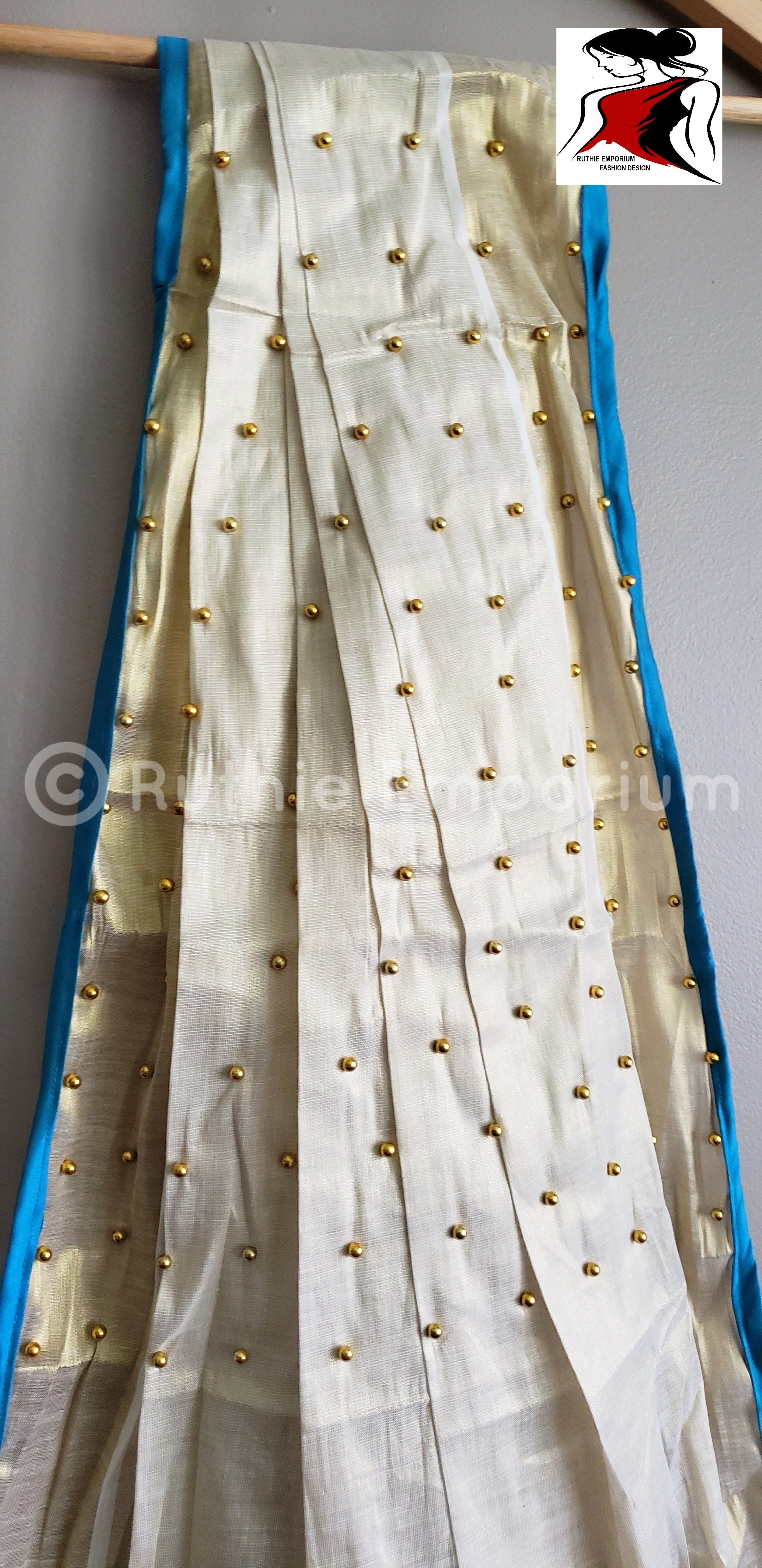 Kerala Kasavu Half Saree Online Shopping Canada, USA